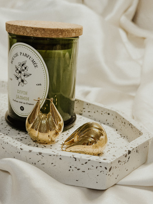 Boucles d’oreille « Camomille »