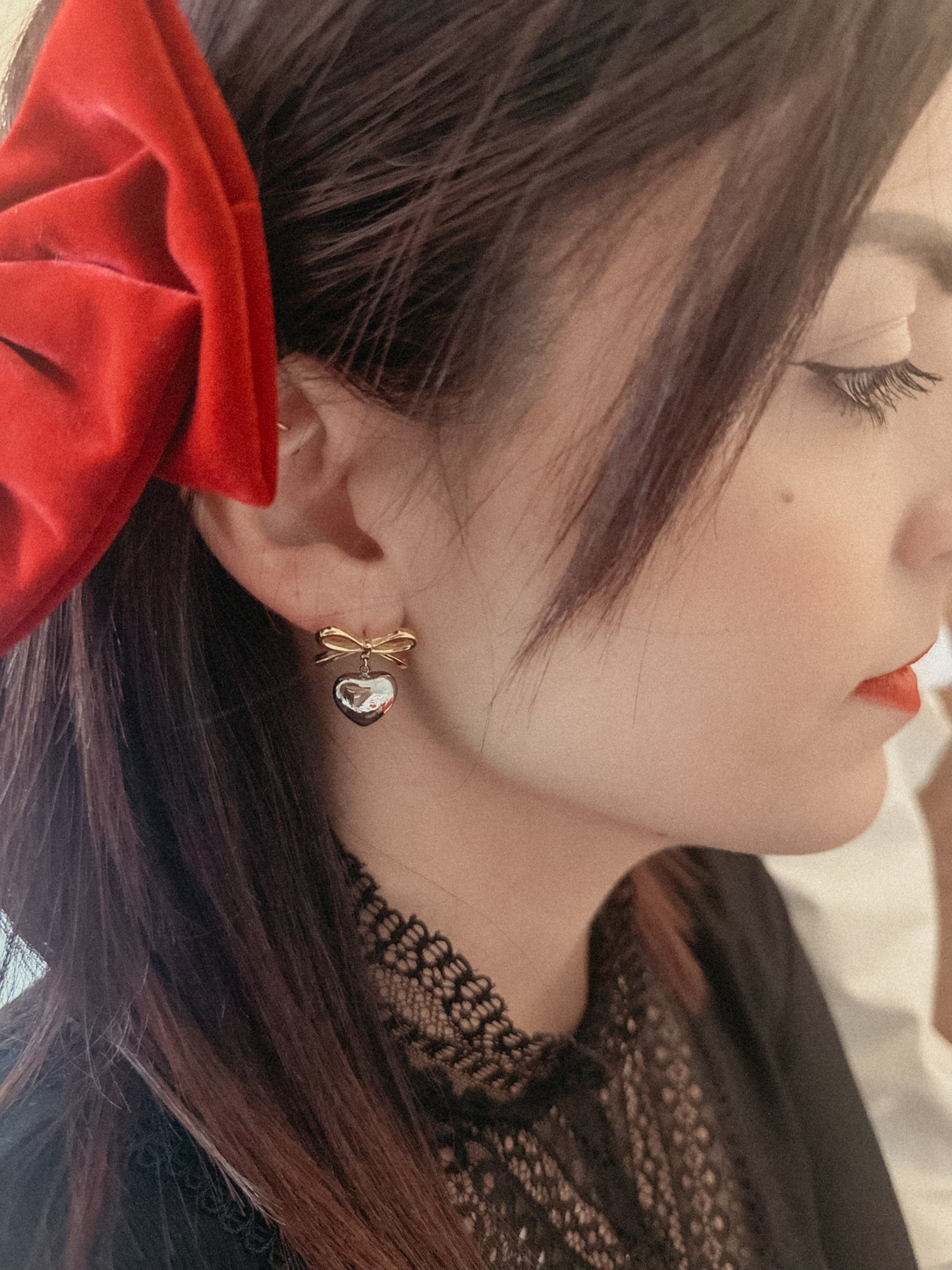 Boucles d'oreille "Bisous"