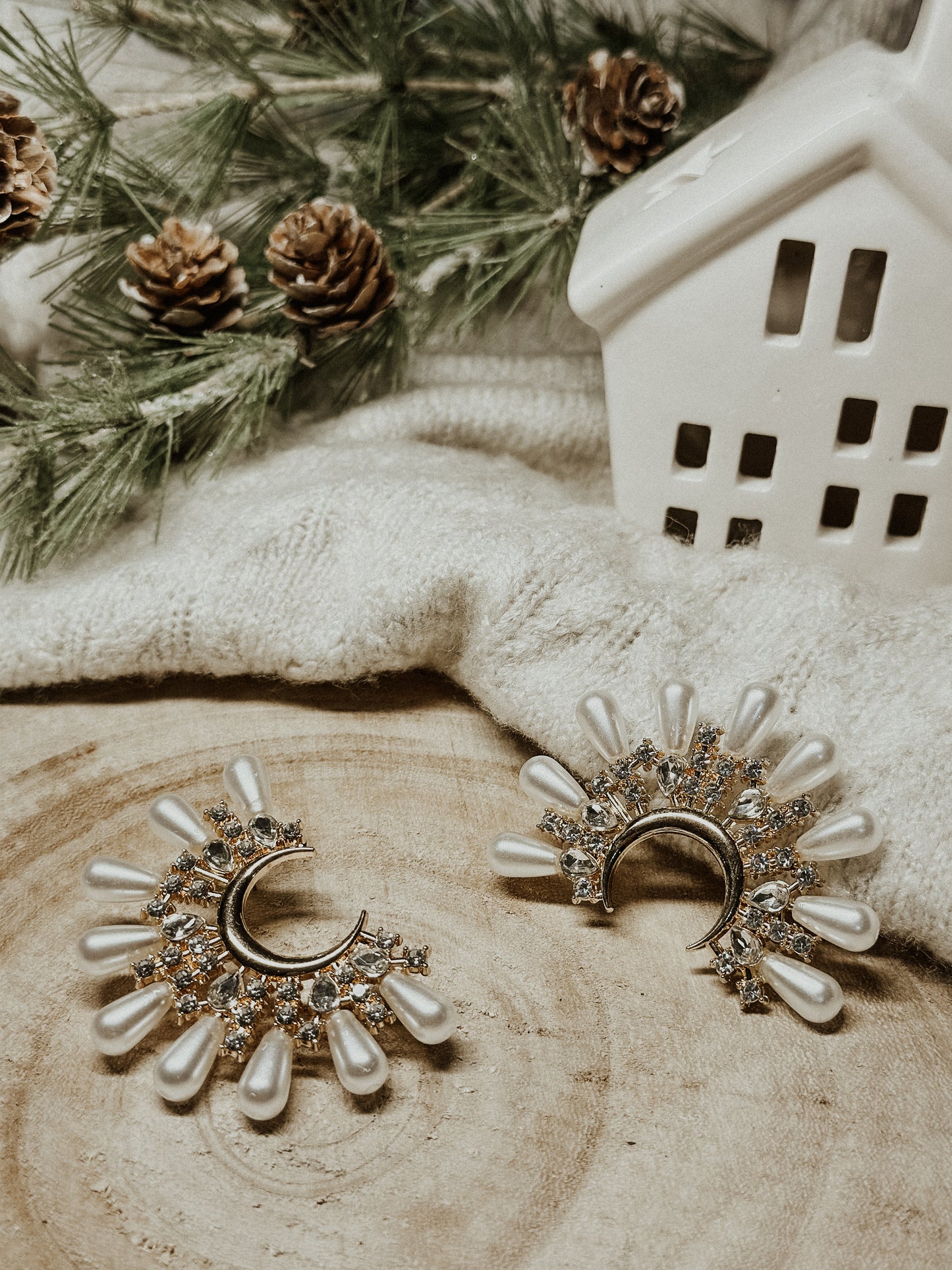 Boucles d'oreille « Castor »