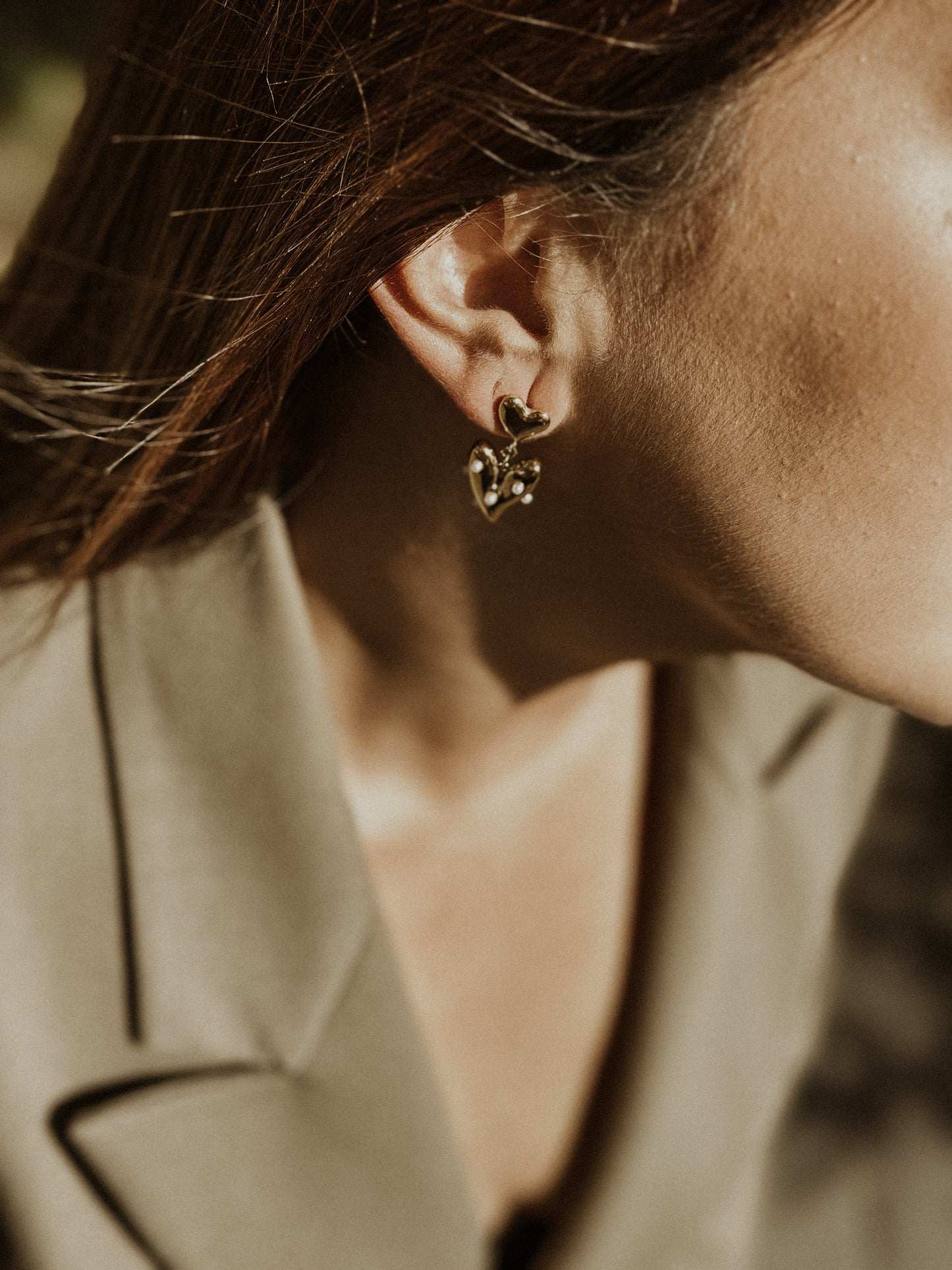 Boucles d’oreille « Bleuet »