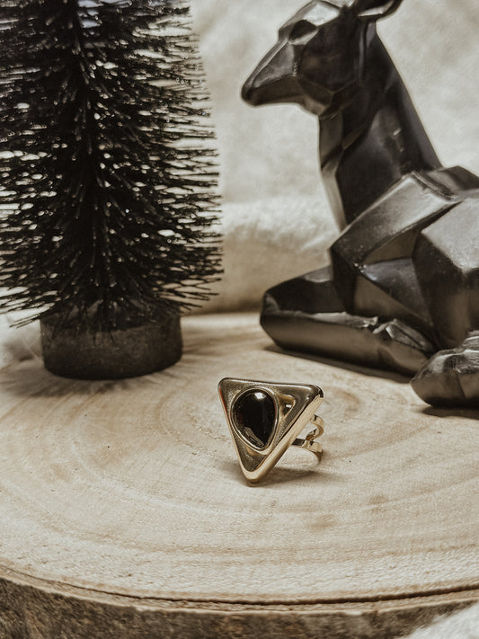 Bague « Saïph » noire