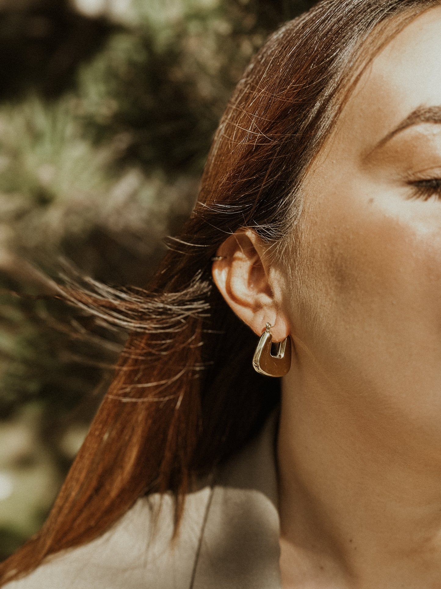 Boucles d’oreille « Capucine »