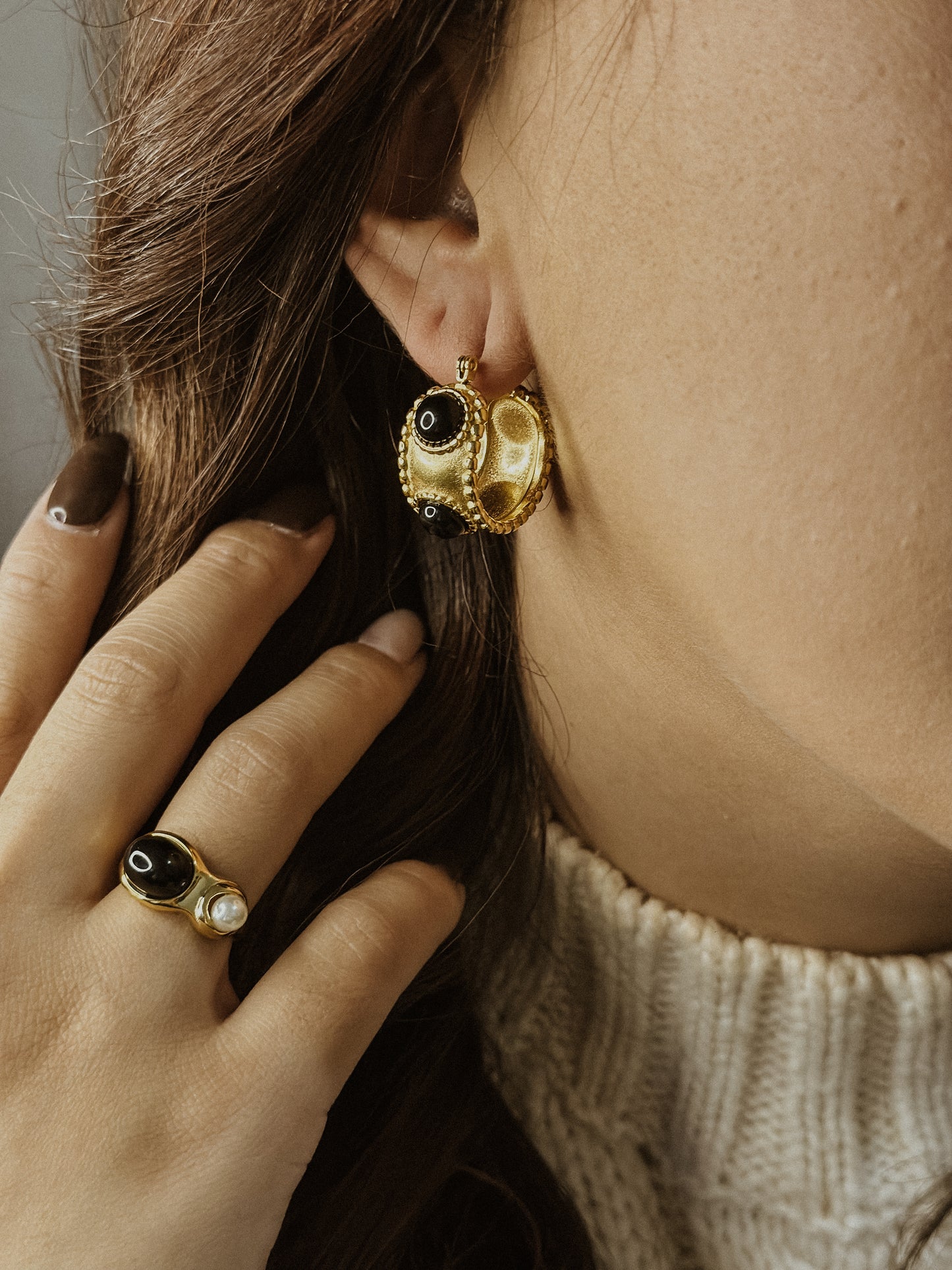 Boucles d'oreille « Dénébola »