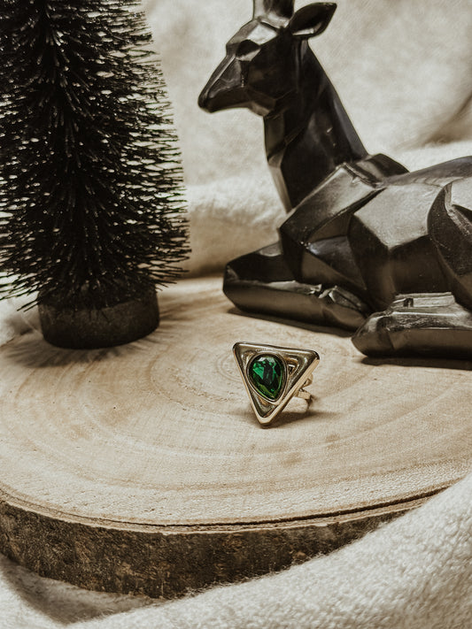 Bague « Saïph » verte