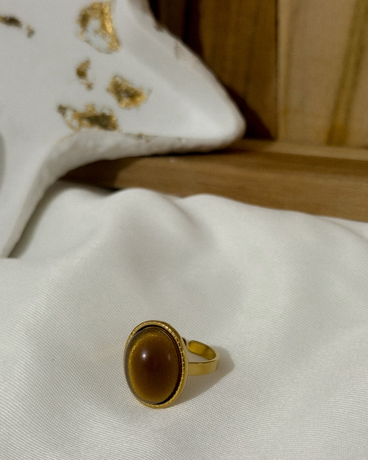 Bague "Pierre d'Ambre"