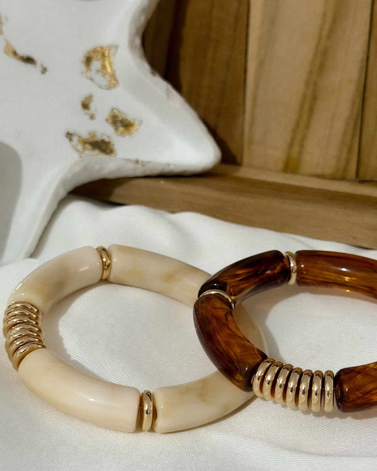 Bracelet "Perle Ambre"