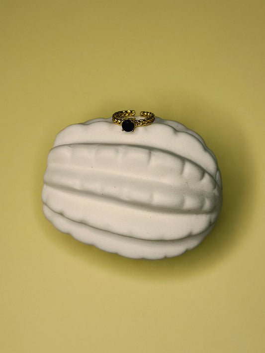 Bague "Margarida" noire
