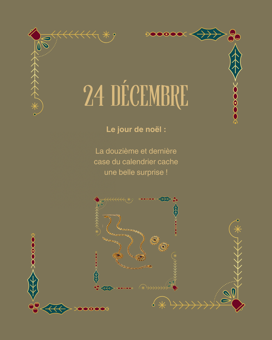 CALENDRIER DE L'AVENT