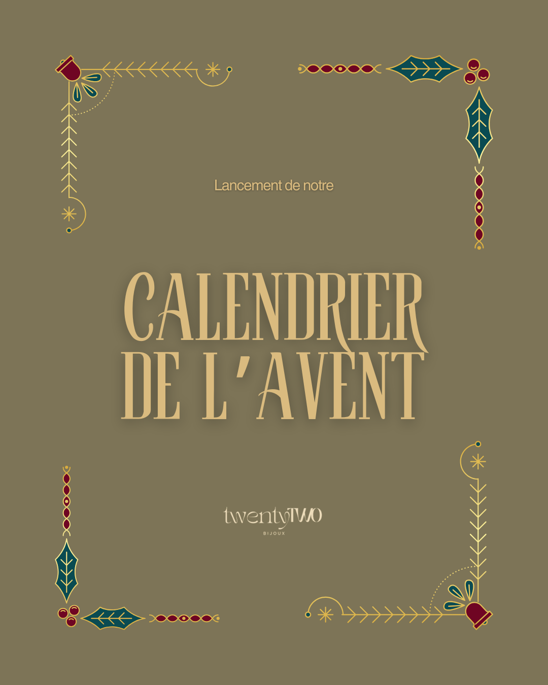 CALENDRIER DE L’AVENT