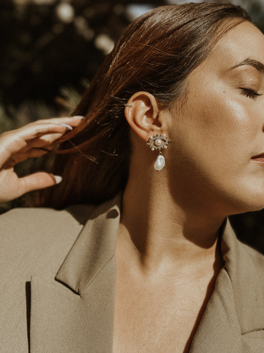 Boucles d’oreille « Hibiscus »