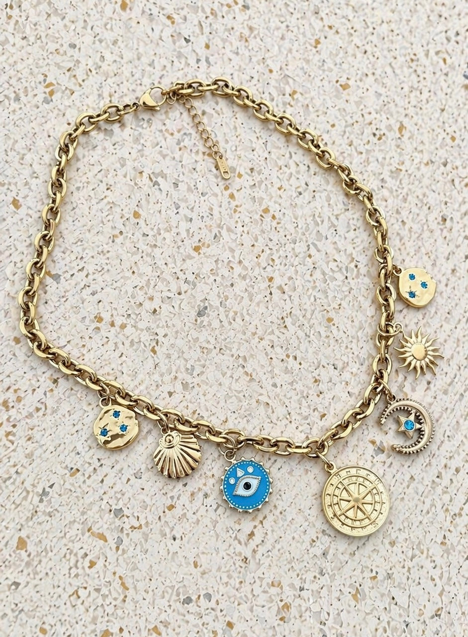 Collier Charms « Ocean »