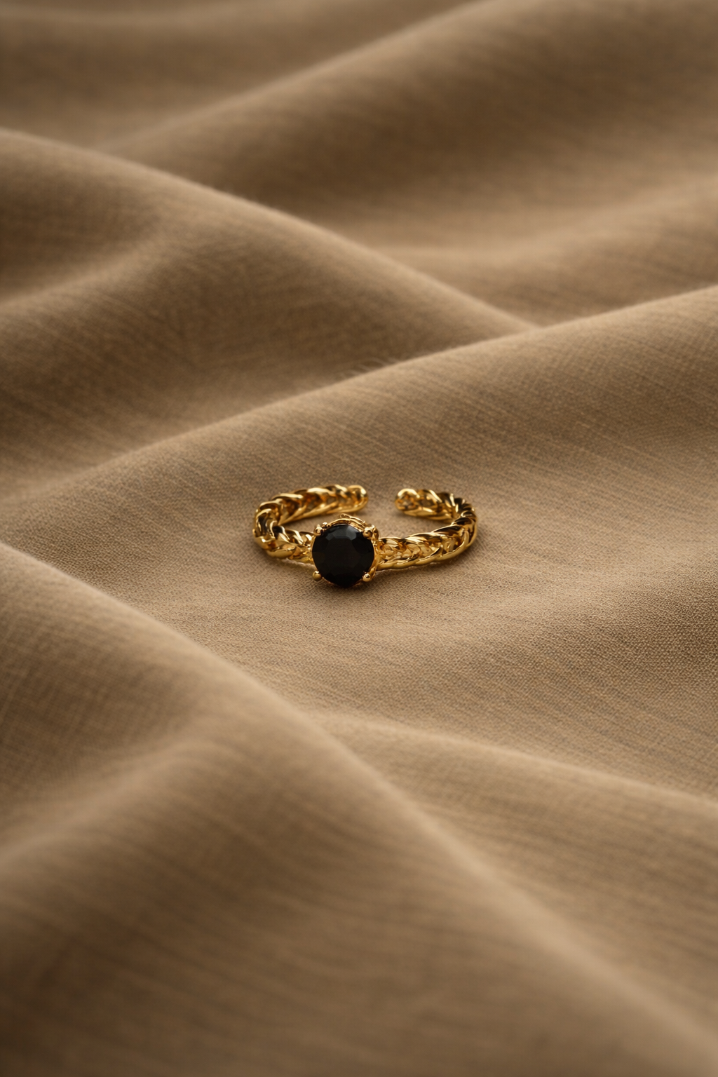 Bague "Margarida" noire