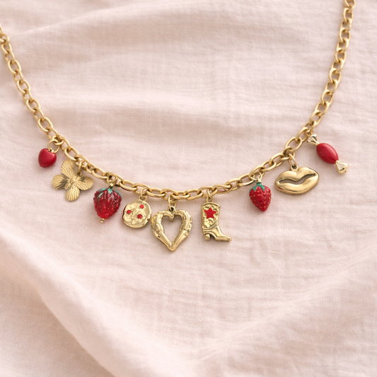 Collier charms "Coeur"