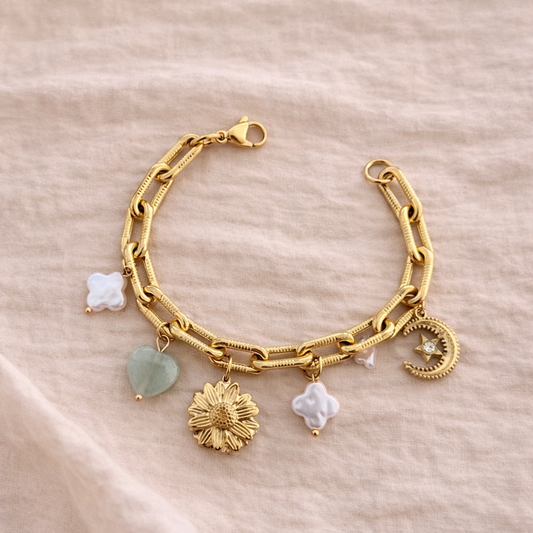 Bracelet charms "Blanc"