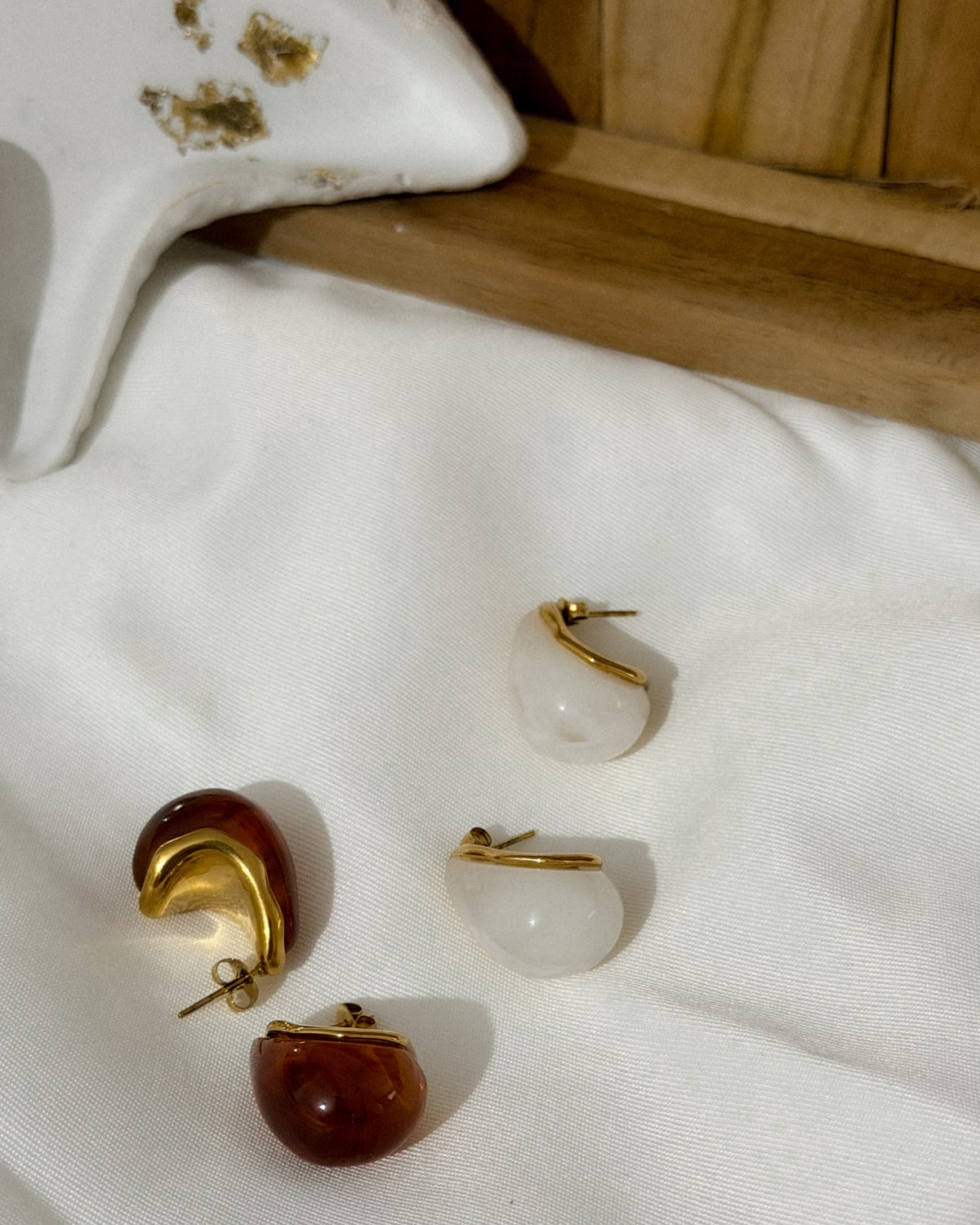 Boucles d'oreille "Ambre"