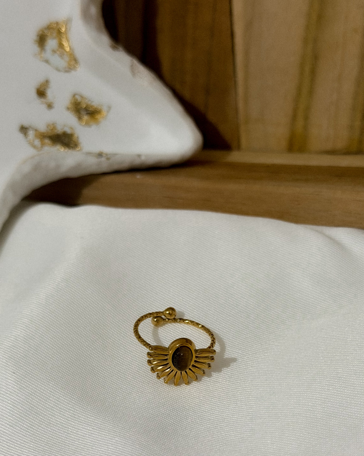 Bague "Soleil d'Ambre"