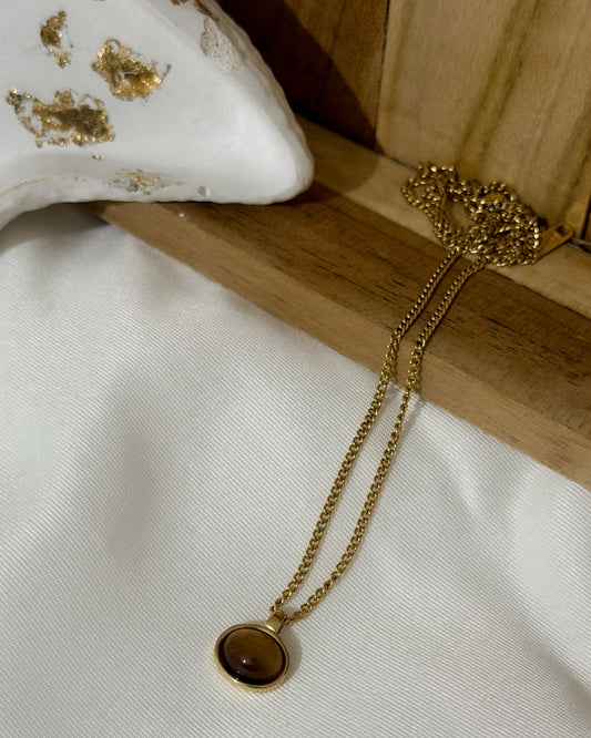 Collier "Pierre Ambre"
