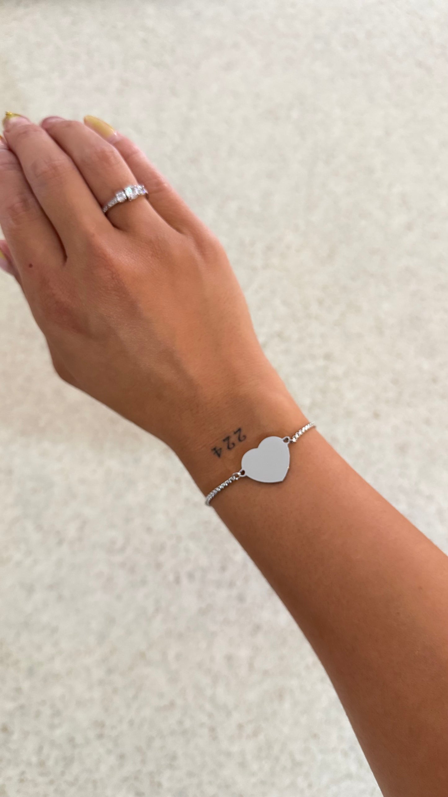 Bracelet coeur "Cupidon"