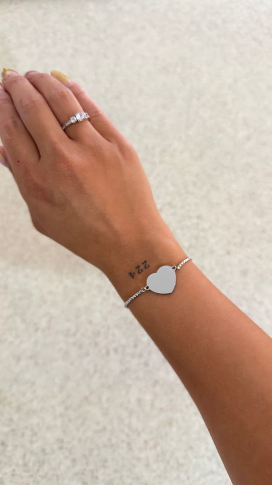 Bracelet coeur "Cupidon"