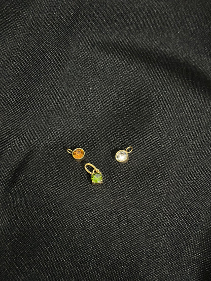 "Heart and charm" necklace