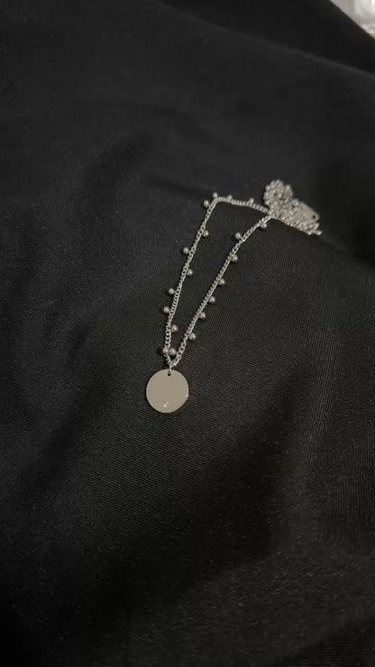 Collier "rond brillant"